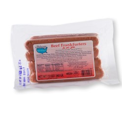 P BEEF FRANK FRANKFURTERS 12OZ